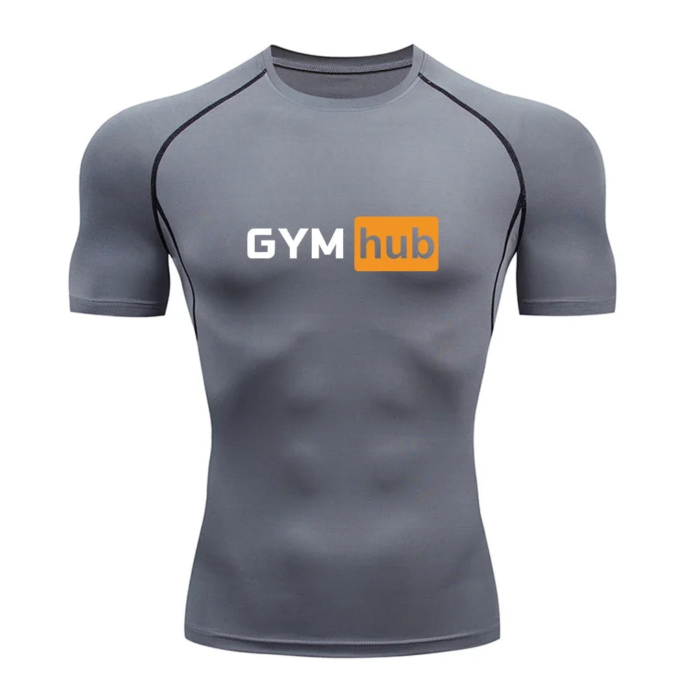 Camiseta Deportiva de Compresión para Hombre