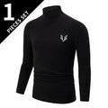 Camiseta de Cuello Alto para Hombre – Manga Larga y Estilo Casual