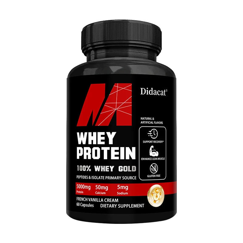 Didacat Whey Protein – 5000mg Recovery Capsules