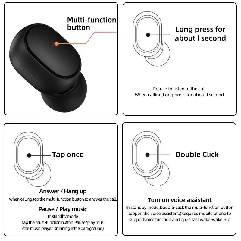 Xiaomi Redmi AirDots 2 – Wireless TWS Earbuds