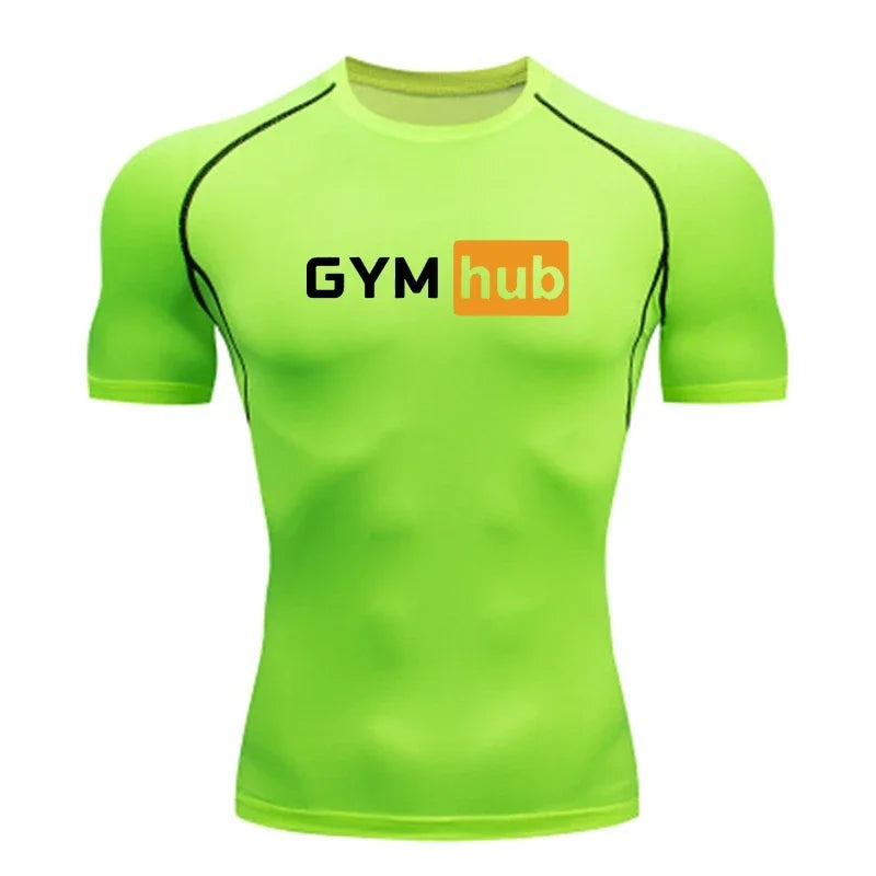 Camiseta Deportiva de Compresión para Hombre