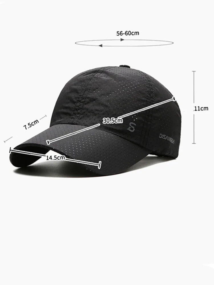 Gorra Deportiva para Hombre – Secado Rápido y Transpirable