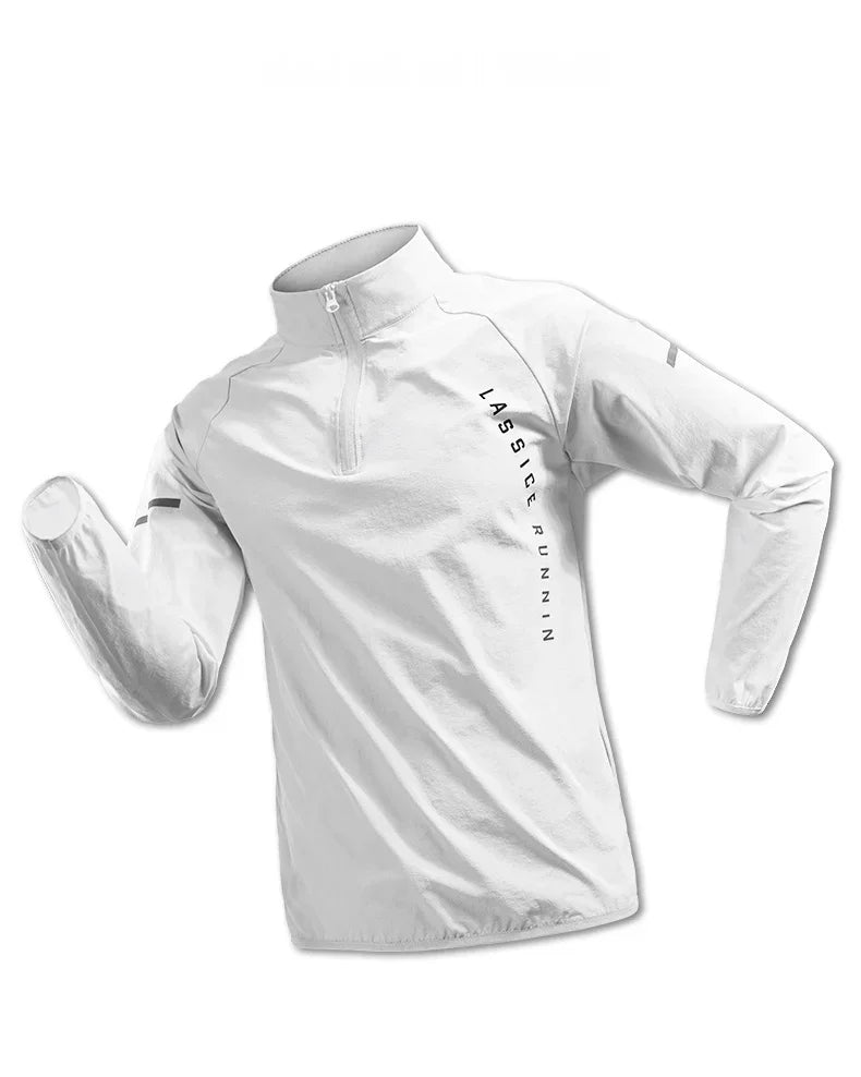 Chaqueta Deportiva para Hombre – Con Capucha y Cierre para Running y Gym