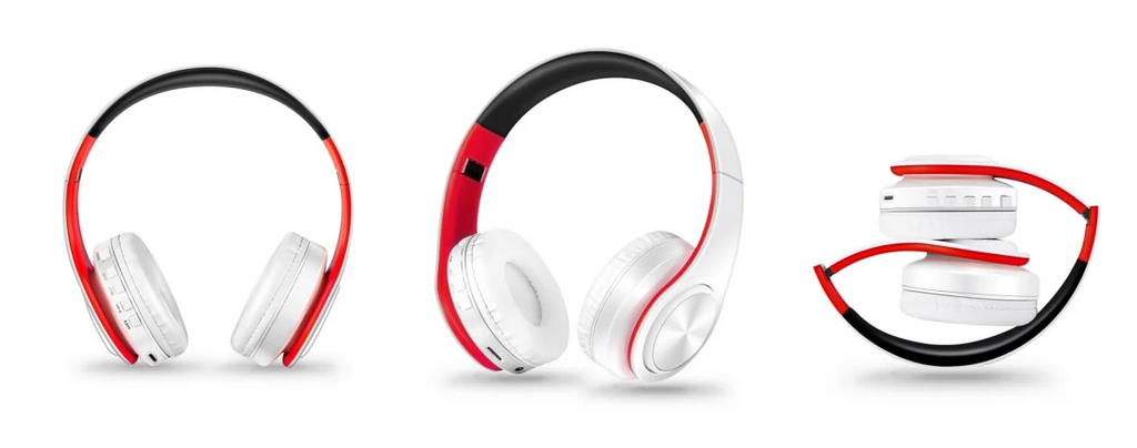 Audífonos Inalámbricos Bluetooth Dorados con Micrófono