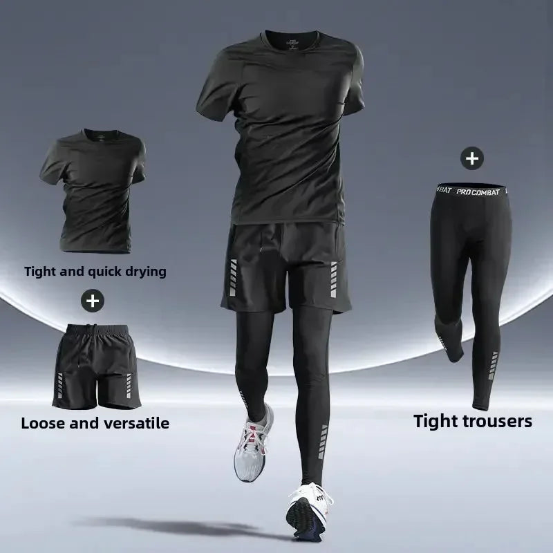 Conjunto Deportivo para Hombre – Ajuste Entallado y Secado Rápido