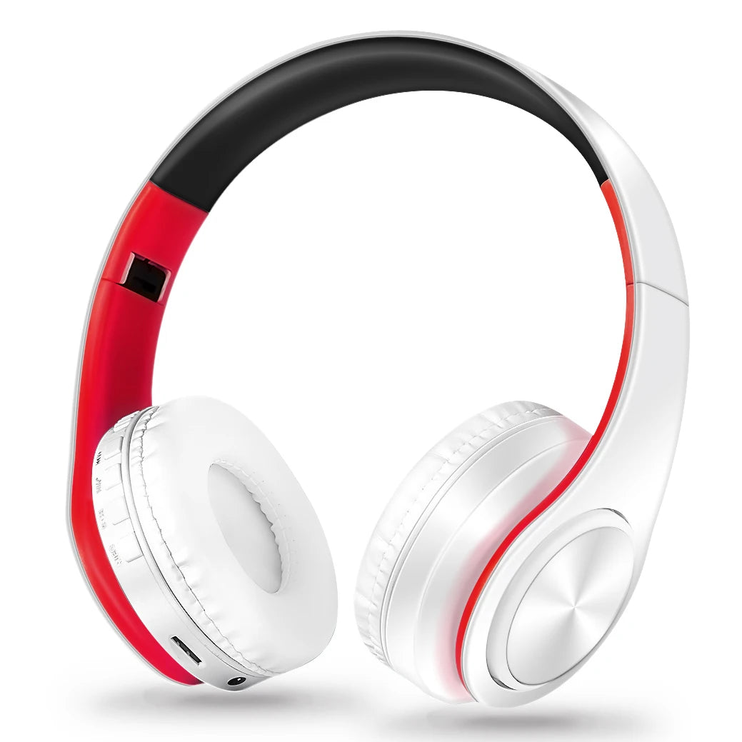 Audífonos Inalámbricos Bluetooth Dorados con Micrófono