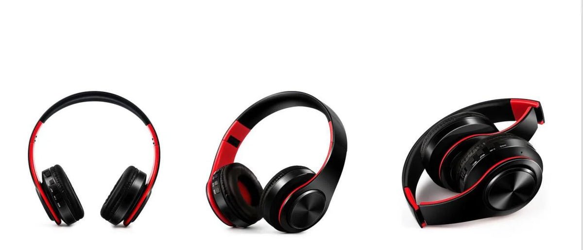 Audífonos Inalámbricos Bluetooth Dorados con Micrófono