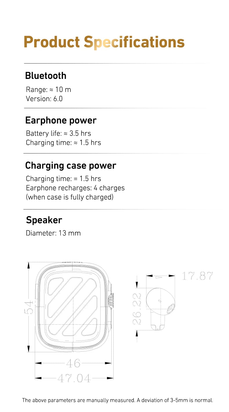 HTC NE72 AI Translator Earbuds – 135+ Languages