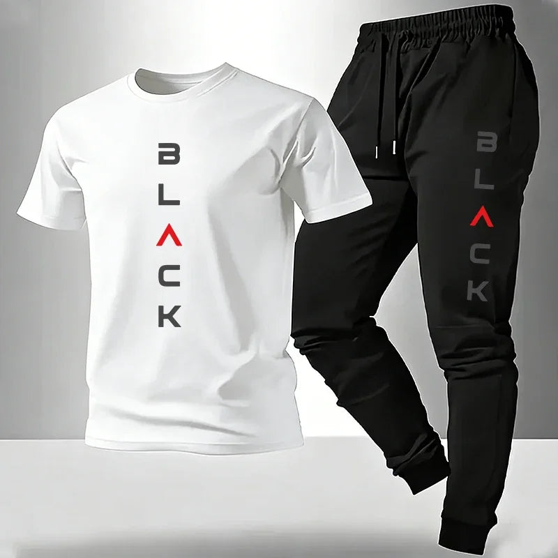 Conjunto Casual para Hombre – Camiseta y Pantalón Deportivo