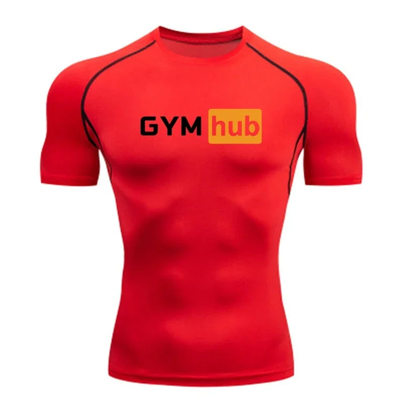 Camiseta Deportiva de Compresión para Hombre