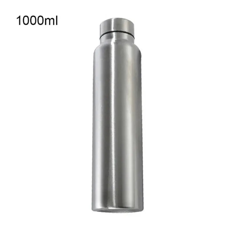 Stay Hydrated in Style with Our 1000ML Red Stainless Steel Sport Bottle – Perfect for Camping, Sports, and Gym!